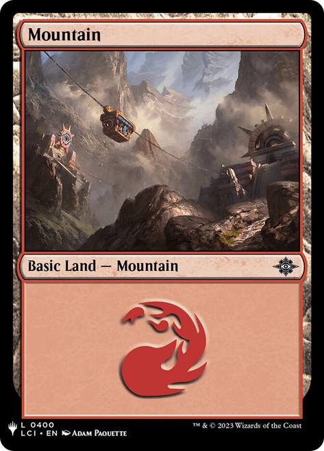 Mountain (#400)\nPlaneswalker Symbol Reprints\nSingle\nMagic The Gathering