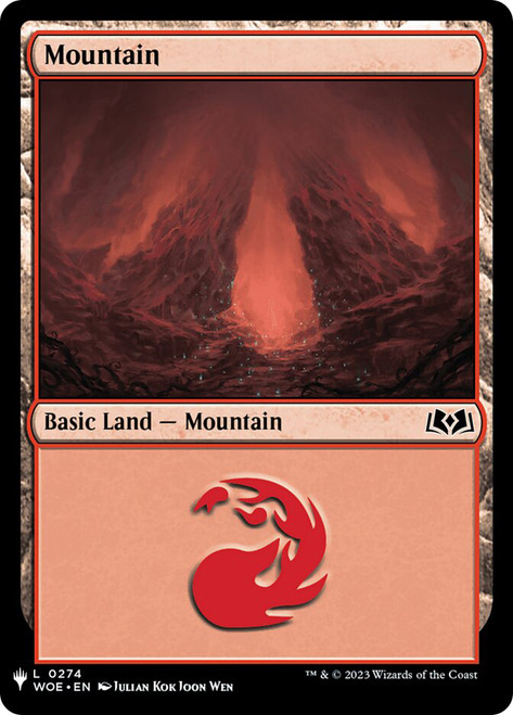 Mountain (#274)\nPlaneswalker Symbol Reprints\nSingle\nMagic The Gathering