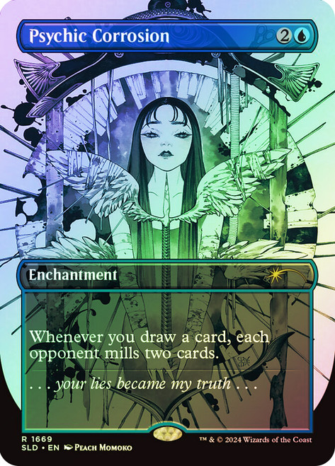 Psychic Corrosion (Secret Lair) (Borderless)\nPromo: General\nSingle\nMagic The Gathering