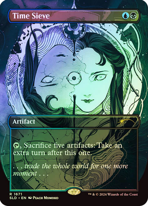 Time Sieve (Secret Lair) (Borderless)\nPromo: General\nSingle\nMagic The Gathering