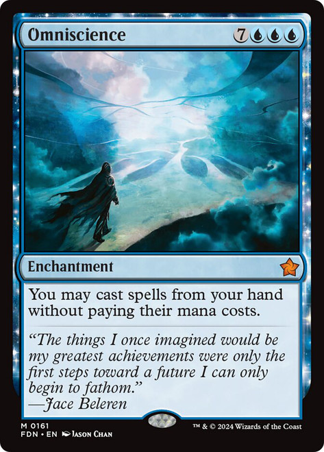 Omniscience\nFoundations\nSingle\nMagic The Gathering