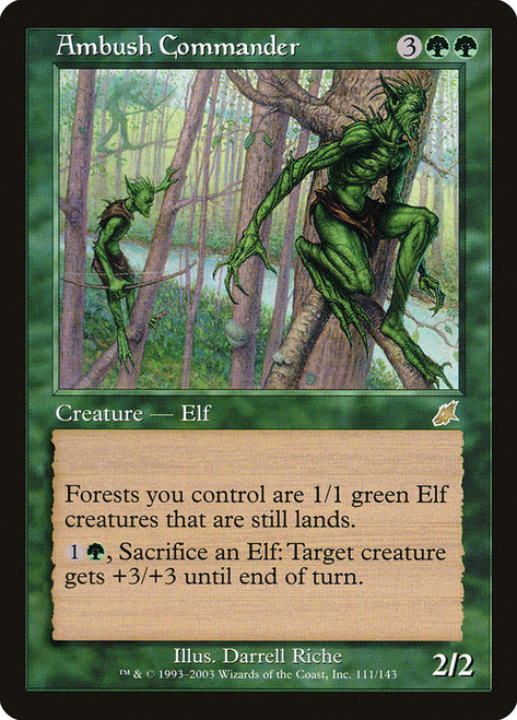 Ambush Commander\nScourge\nSingle\nMagic The Gathering