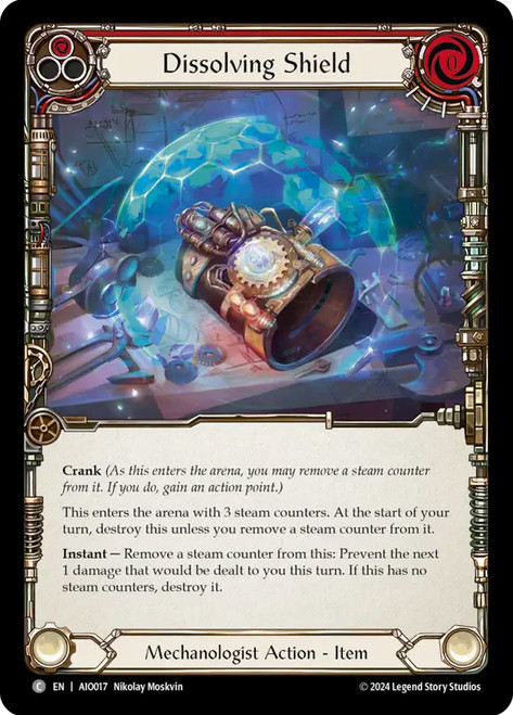 Dissolving Shield Red