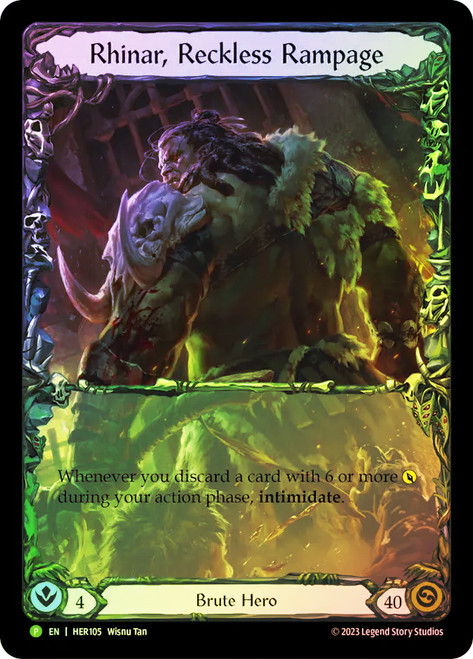 Rhinar, Reckless Rampage (Buy-a-Box) | Promotional Cards | Star