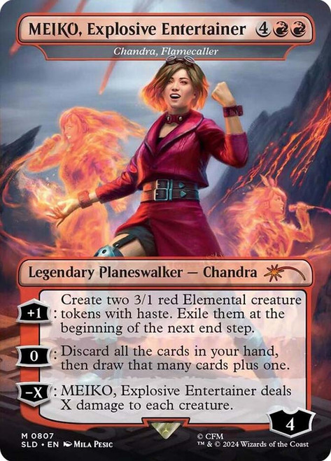 Chandra, Flamecaller (MEIKO, Explosive Entertainer) (Hatsune Miku