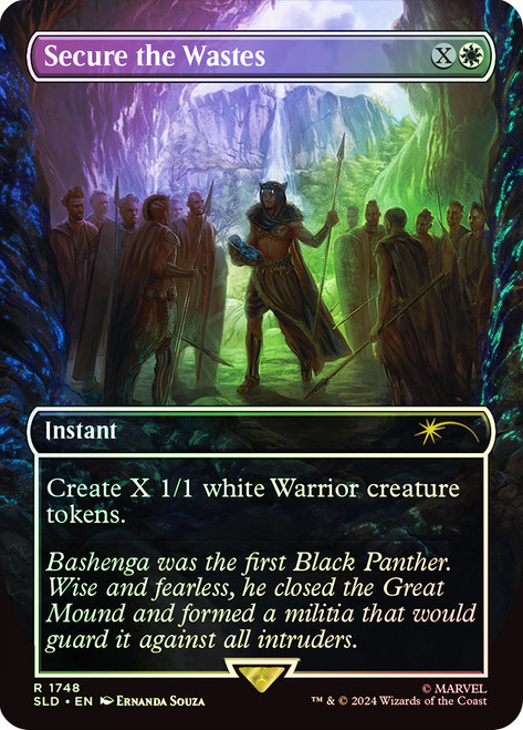Secure the Wastes (Marvel) (Secret Lair) (Borderless)\nPromo: General\nSingle\nMagic The Gathering