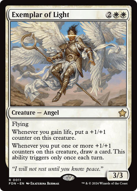 Exemplar of Light\nFoundations\nSingle\nMagic The Gathering