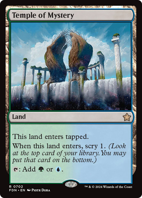 Temple of Mystery\nFoundations\nSingle\nMagic The Gathering
