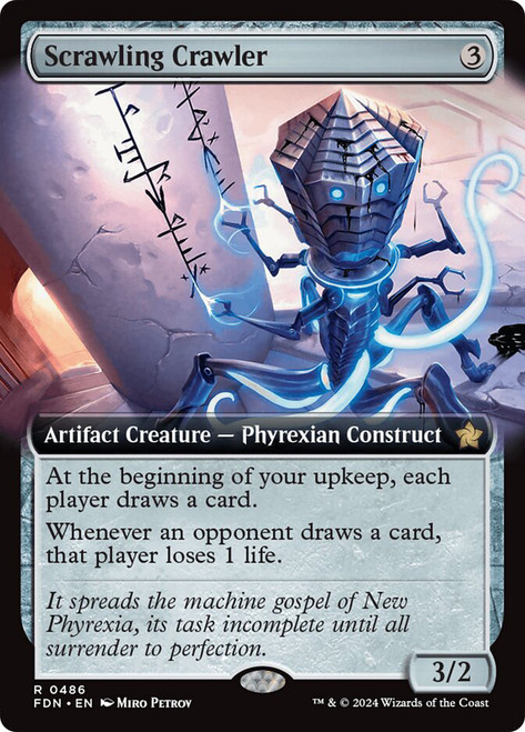 Scrawling Crawler (Extended Art)\nFoundations - Variants\nSingle\nMagic The Gathering