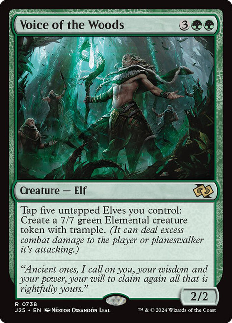 Voice of the Woods\nFoundations Jumpstart\nSingle\nMagic The Gathering