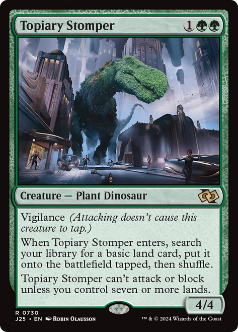 Topiary Stomper\nFoundations Jumpstart\nSingle\nMagic The Gathering