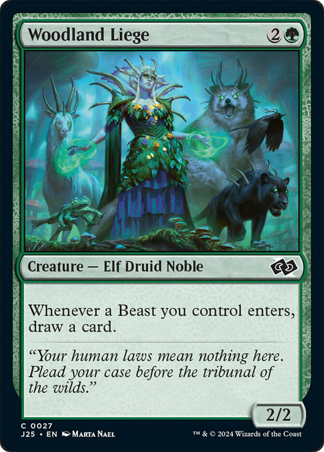 Woodland Liege\nFoundations Jumpstart\nSingle\nMagic The Gathering