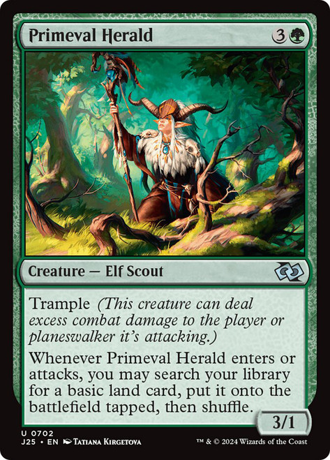 Primeval Herald\nFoundations Jumpstart\nSingle\nMagic The Gathering
