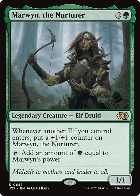 Marwyn, the Nurturer\nFoundations Jumpstart\nSingle\nMagic The Gathering