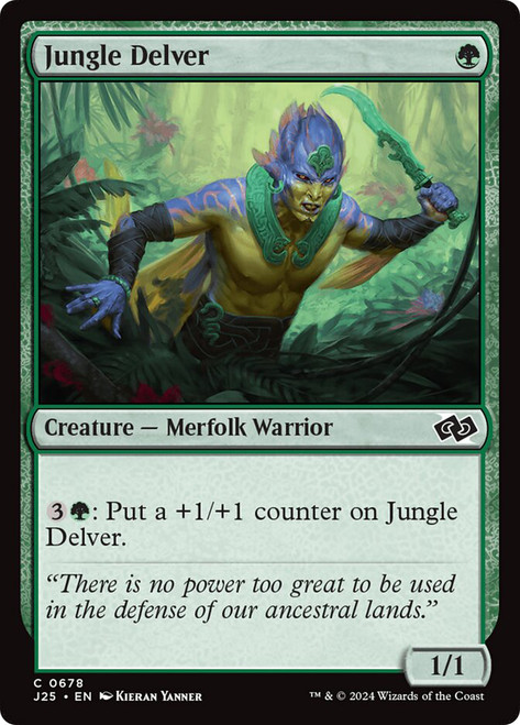 Jungle Delver\nFoundations Jumpstart\nSingle\nMagic The Gathering