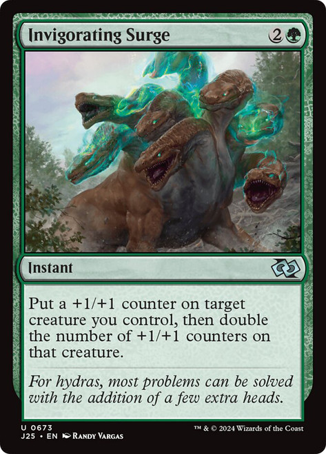 Invigorating Surge\nFoundations Jumpstart\nSingle\nMagic The Gathering