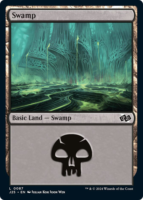 MTG SLP 0033 沼 / Swamp Foil Magic Con C MtG SLP 0033 沼