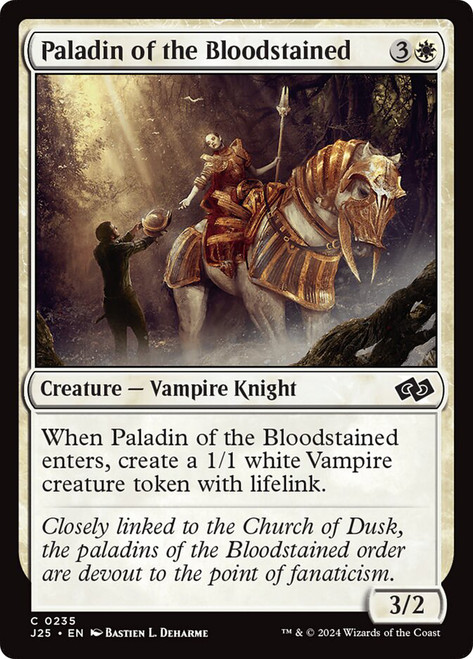 Paladin of the Bloodstained\nFoundations Jumpstart\nSingle\nMagic The Gathering