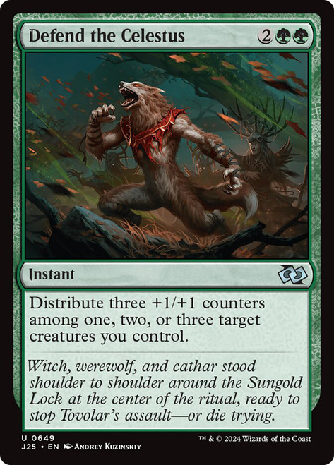 Defend the Celestus\nFoundations Jumpstart\nSingle\nMagic The Gathering