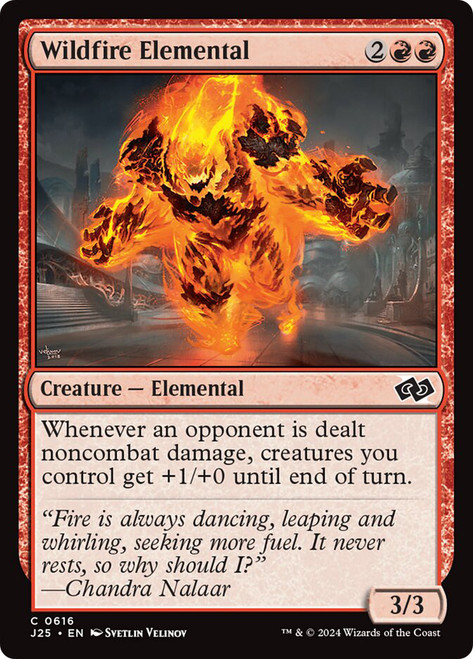 Wildfire Elemental\nFoundations Jumpstart\nSingle\nMagic The Gathering