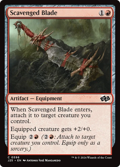 Scavenged Blade\nFoundations Jumpstart\nSingle\nMagic The Gathering