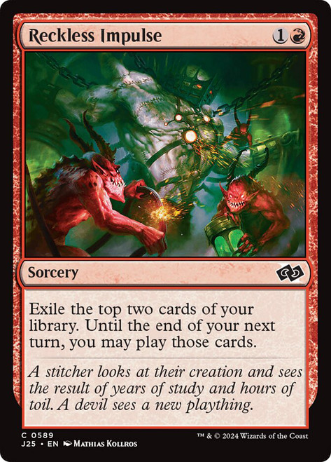 Reckless Impulse\nFoundations Jumpstart\nSingle\nMagic The Gathering