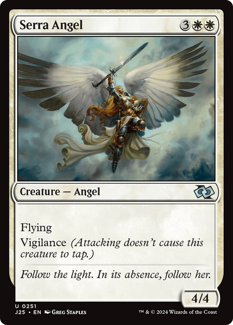Serra Angel\nFoundations Jumpstart\nSingle\nMagic The Gathering
