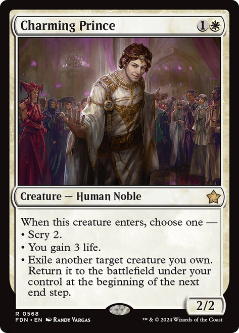 Charming Prince\nFoundations\nSingle\nMagic The Gathering