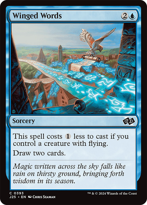 Winged Words\nFoundations Jumpstart\nSingle\nMagic The Gathering