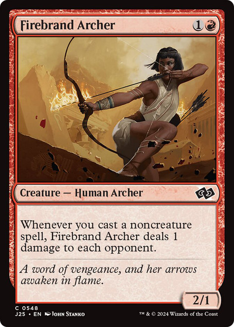 Firebrand Archer\nFoundations Jumpstart\nSingle\nMagic The Gathering
