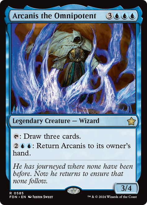 Arcanis the Omnipotent\nFoundations\nSingle\nMagic The Gathering