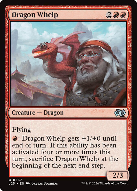 Dragon Whelp\nFoundations Jumpstart\nSingle\nMagic The Gathering