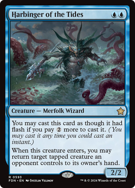 Harbinger of the Tides\nFoundations\nSingle\nMagic The Gathering