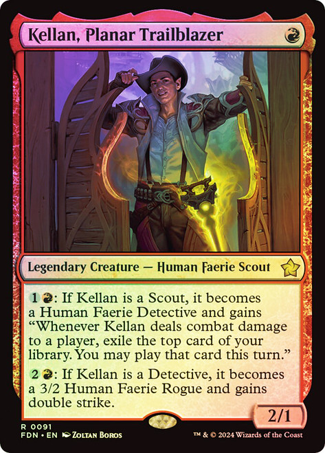 Kellan, Planar Trailblazer\nFoundations\nSingle\nMagic The Gathering