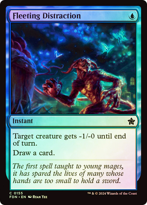 Fleeting Distraction\nFoundations\nSingle\nMagic The Gathering