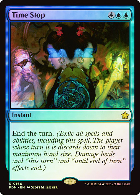 Time Stop\nFoundations\nSingle\nMagic The Gathering