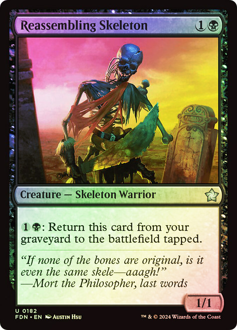 Reassembling Skeleton\nFoundations\nSingle\nMagic The Gathering