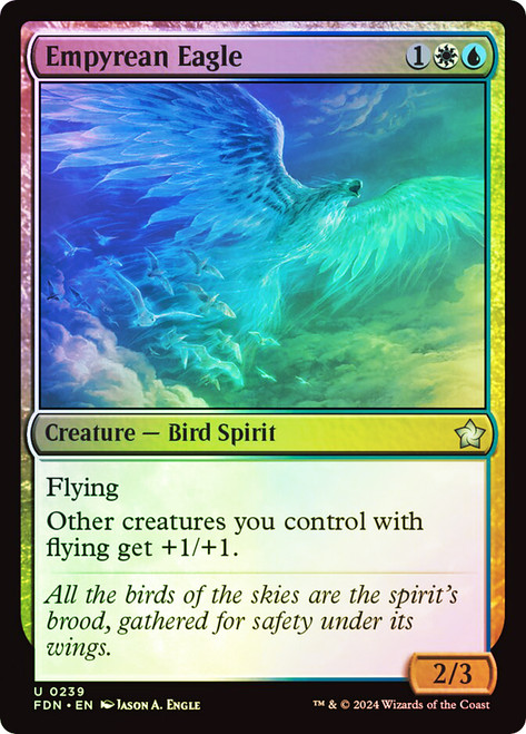 Empyrean Eagle\nFoundations\nSingle\nMagic The Gathering