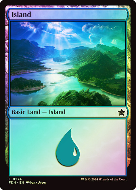 Island (#285) (Full Art) | Foundations | Star City Games