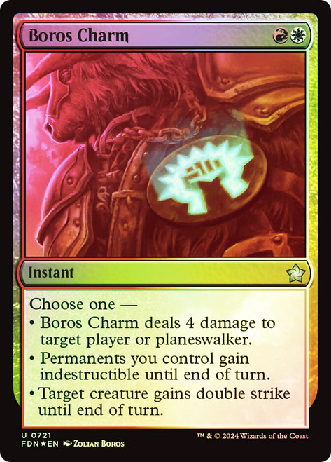 Boros Charm\nFoundations\nSingle\nMagic The Gathering