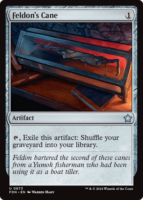 Feldon's Cane\nFoundations\nSingle\nMagic The Gathering