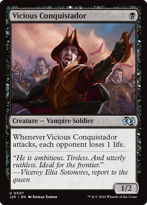Vicious Conquistador\nFoundations Jumpstart\nSingle\nMagic The Gathering