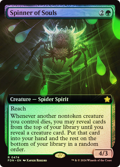 Spinner of Souls (Extended Art)\nFoundations - Variants\nSingle\nMagic The Gathering