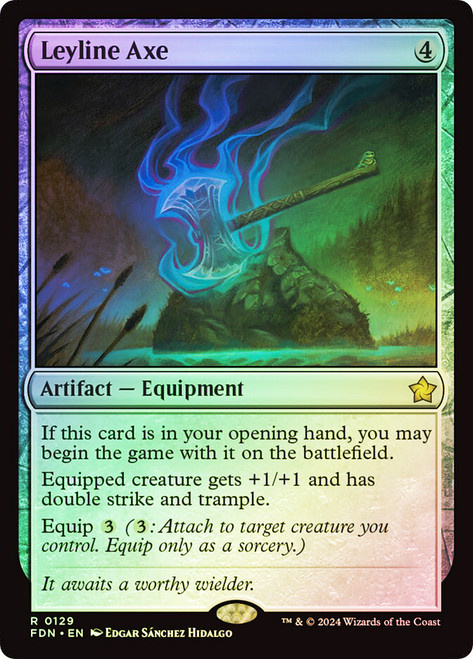 Leyline Axe\nFoundations\nSingle\nMagic The Gathering