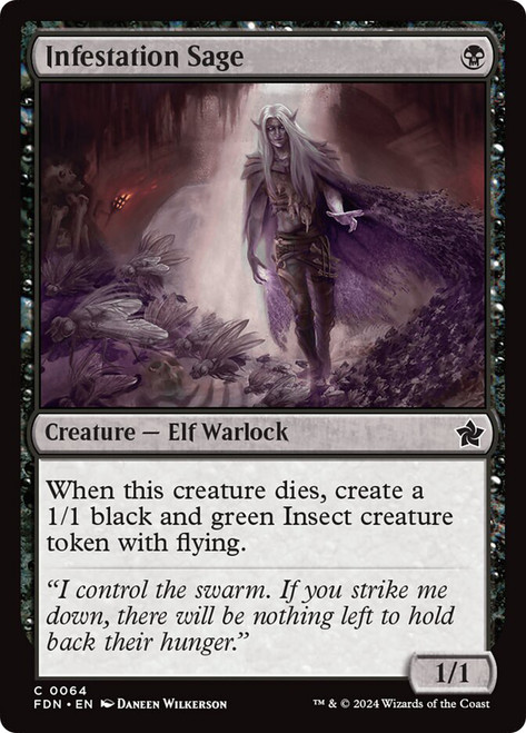Infestation Sage\nFoundations\nSingle\nMagic The Gathering