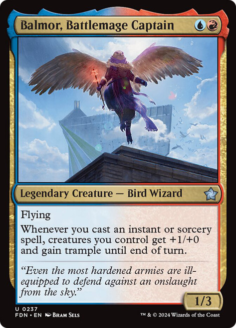 Balmor, Battlemage Captain\nFoundations\nSingle\nMagic The Gathering
