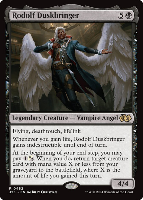 Rodolf Duskbringer\nFoundations Jumpstart\nSingle\nMagic The Gathering
