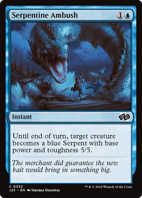 Serpentine Ambush\nFoundations Jumpstart\nSingle\nMagic The Gathering