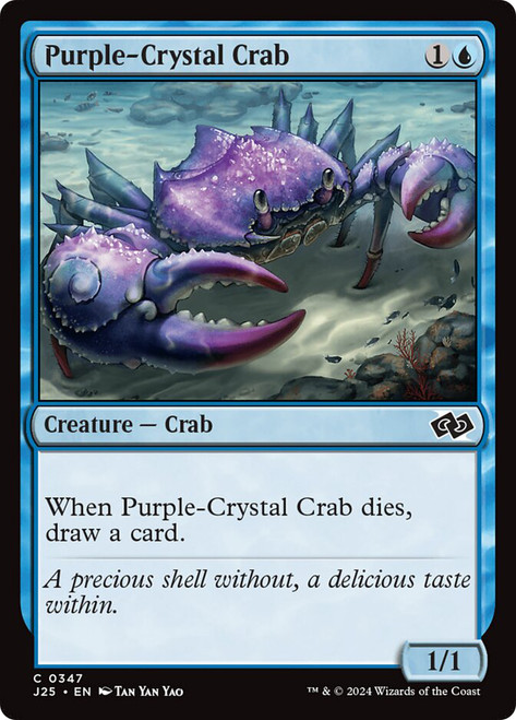 Purple-Crystal Crab\nFoundations Jumpstart\nSingle\nMagic The Gathering