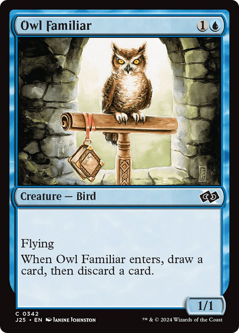 Owl Familiar\nFoundations Jumpstart\nSingle\nMagic The Gathering